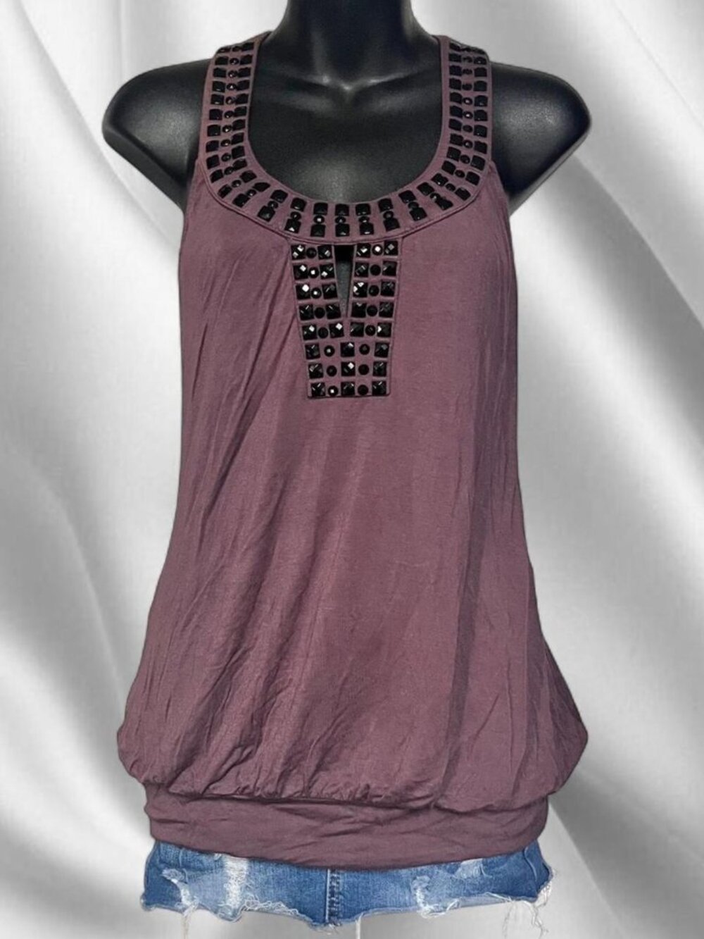 2000s Guess Mauve Gemmed Tank